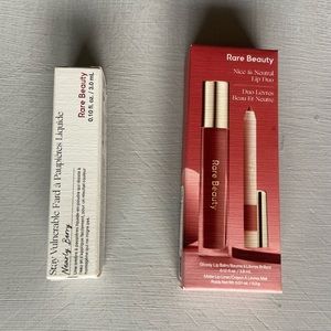 NWT Rare Beauty Nice & Neutral Lip Duo and Stay Vulnerable Nearly Berry